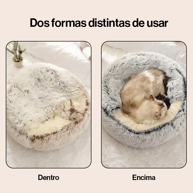 DreamyPaws™ - Cama nido de pelo para mascotas (Especial invierno)